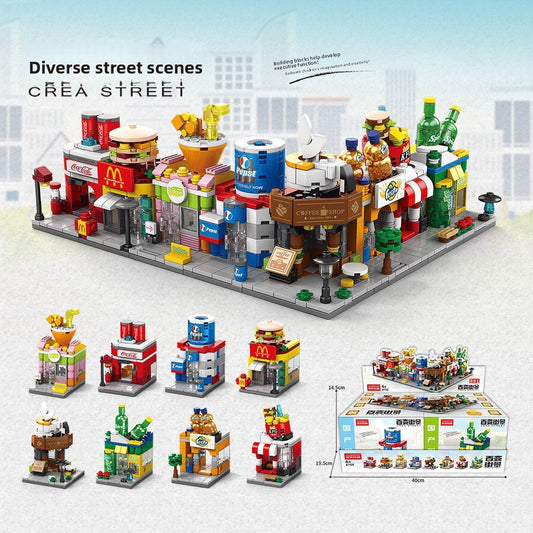 Children's City Building Blocks Street View Series