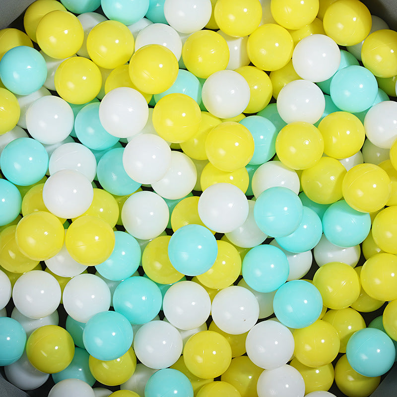 Factory direct wholesale PE ocean ball thickened 8CM7CM wave ball children's playground baby color ball pool fence