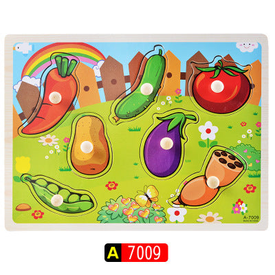 Montessori Wooden Alphabet Puzzle Board