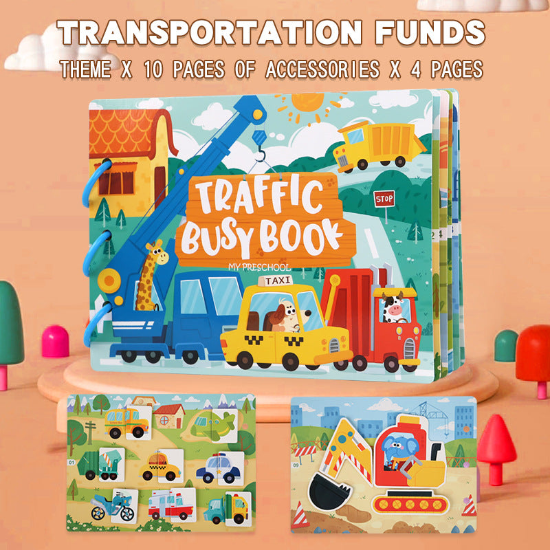 Montessori Busy Book for Early Learning
