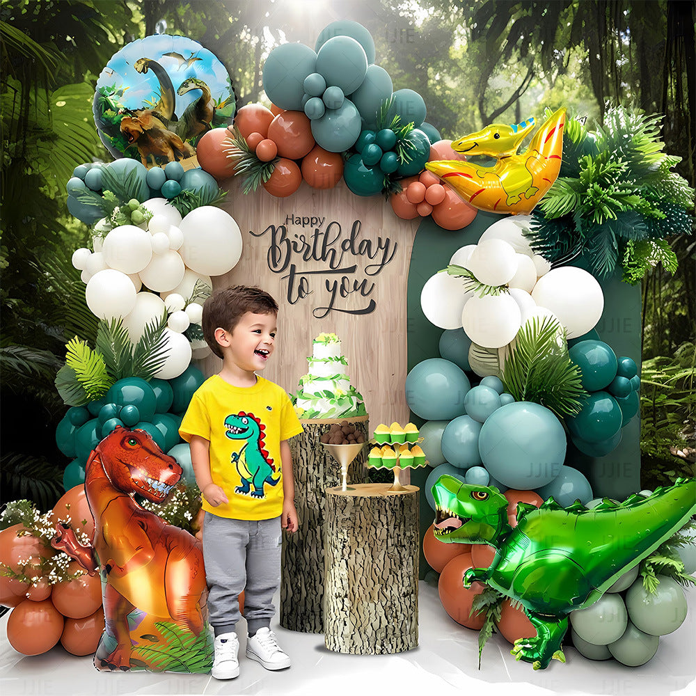 Dinosaur Theme Aluminum Film Balloon Set