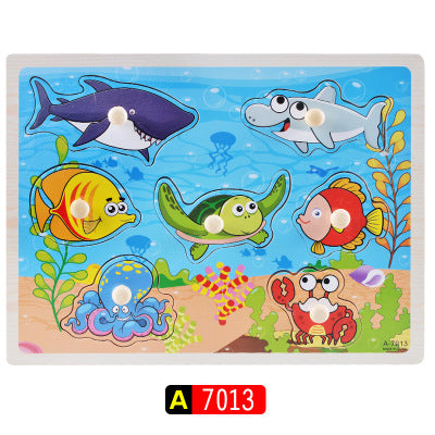 Montessori Wooden Alphabet Puzzle Board