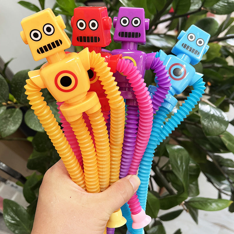 Luminous Telescopic Suction Toy