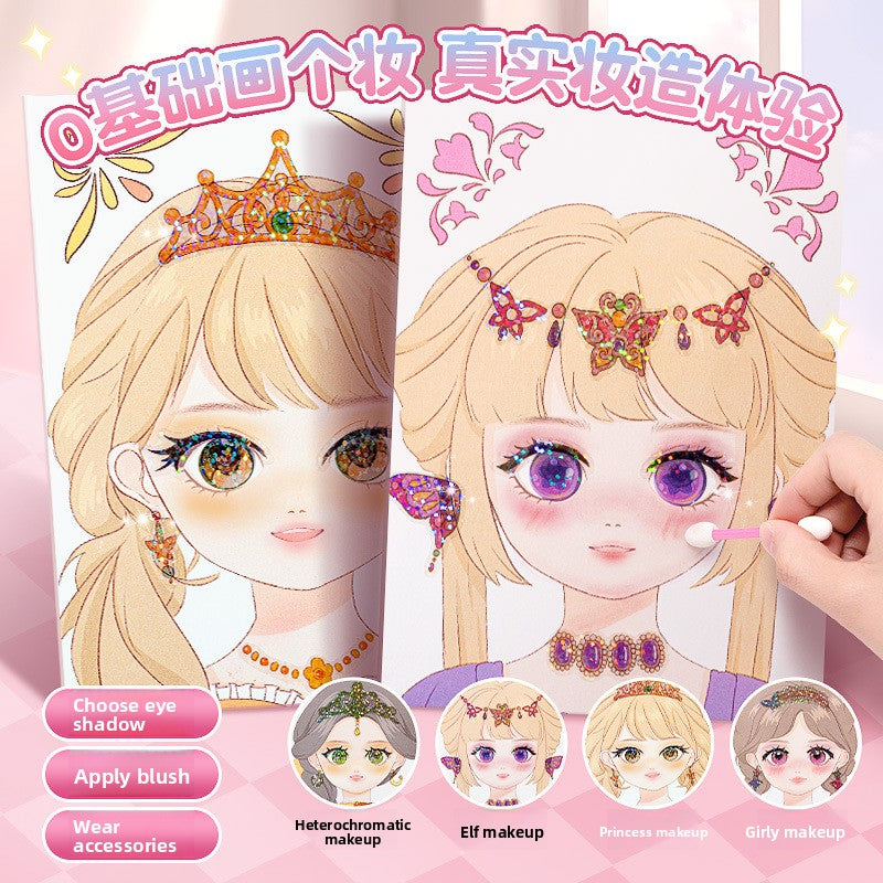 Princess DIY Makeup Sticker Toy Set
