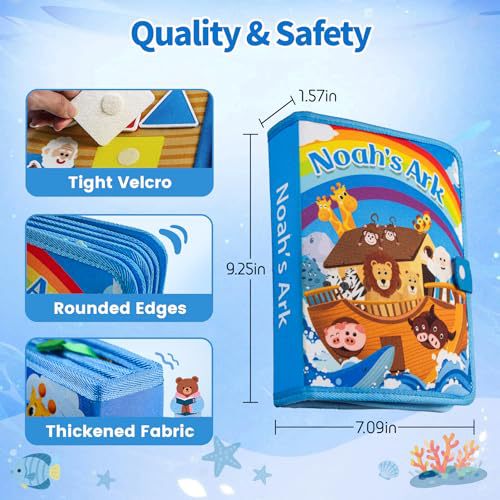 Children's felt quiet reading book