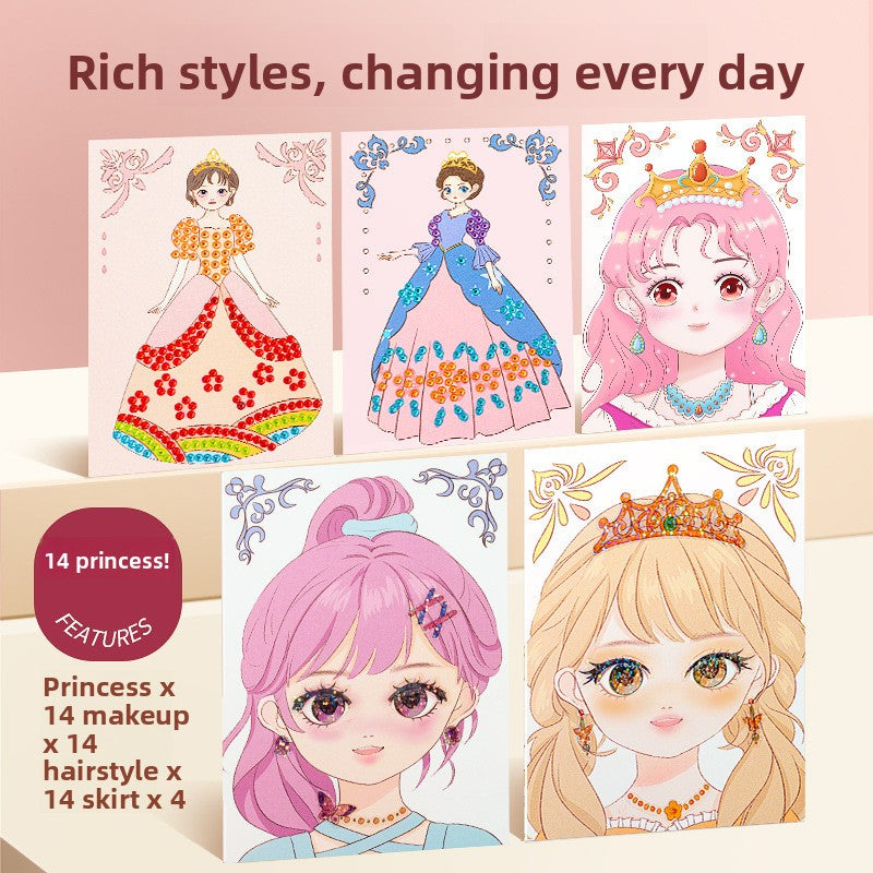 Princess DIY Makeup Sticker Toy Set