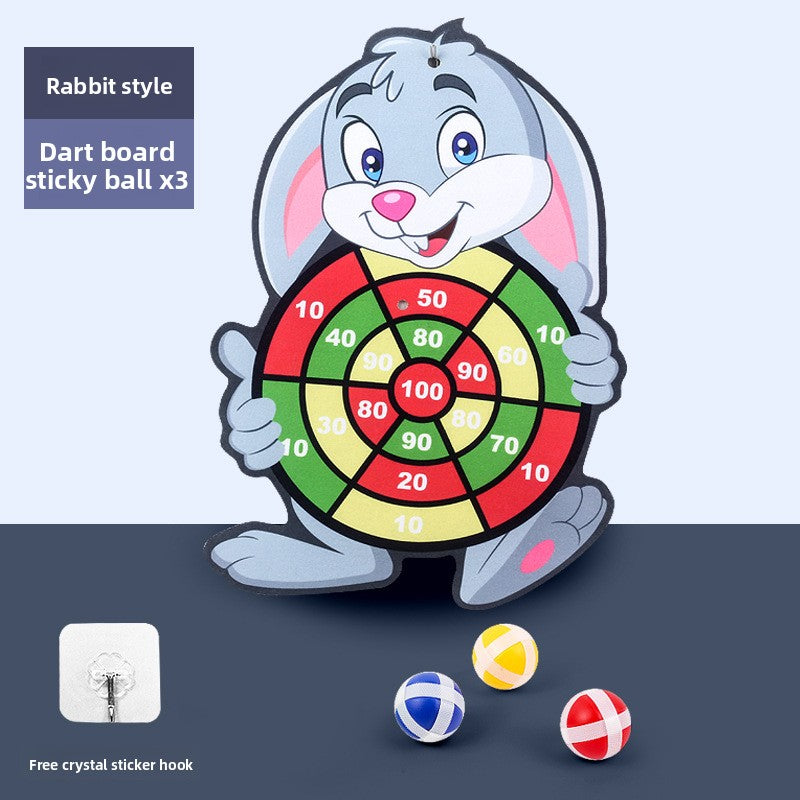 Children's sticky ball target