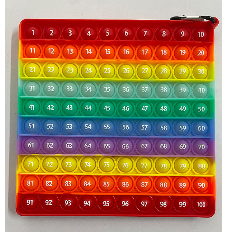 Silicone Press-and-Play Educational Toy for Early Learning