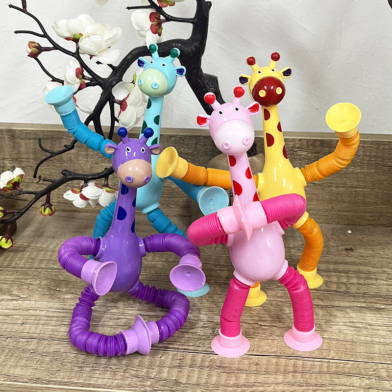 Luminous Telescopic Suction Toy