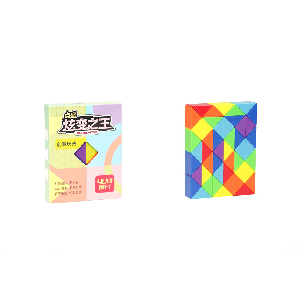 Rainbow Magic Ruler Fidget Puzzle - 24 to 72 Sections