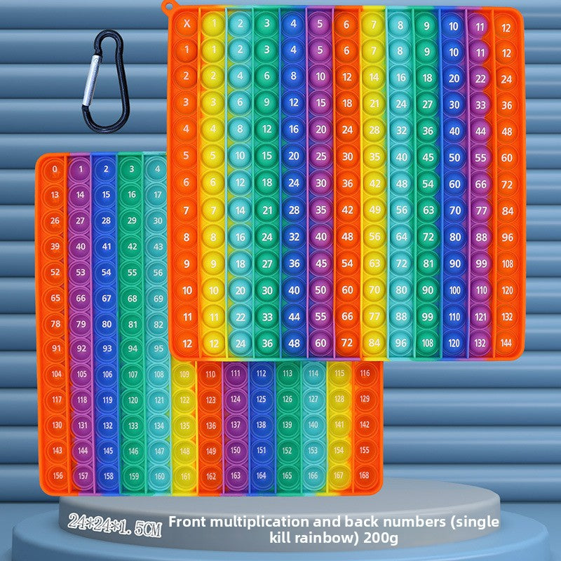 Silicone Press-and-Play Educational Toy for Early Learning