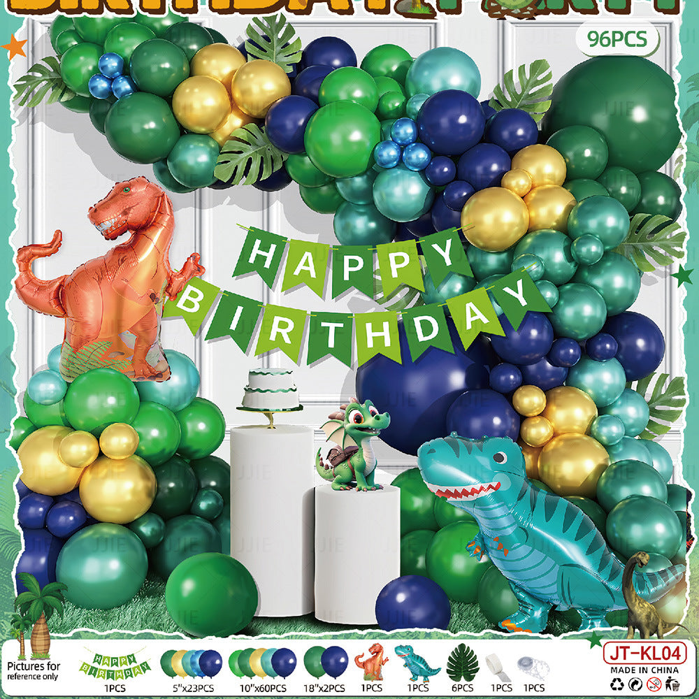 Dinosaur Theme Aluminum Film Balloon Set