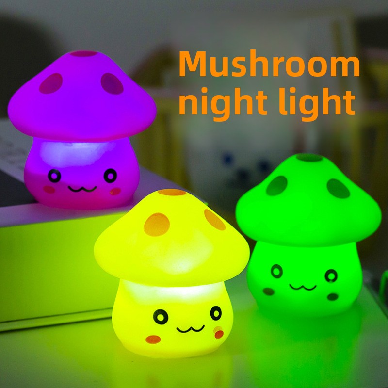 Creative Mushroom LED Night Light Color Changing