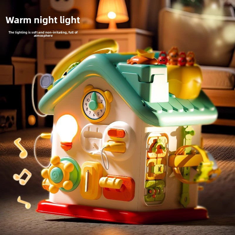 Montessori Baby Busy House Educational Activity Toy