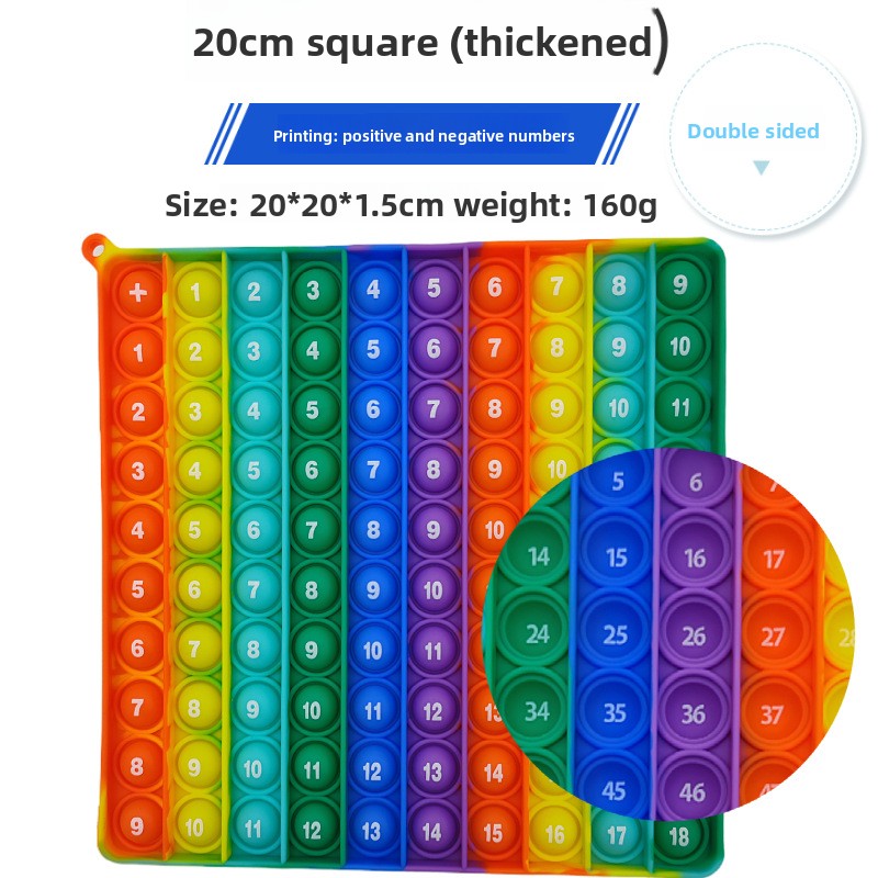 Silicone Press-and-Play Educational Toy for Early Learning