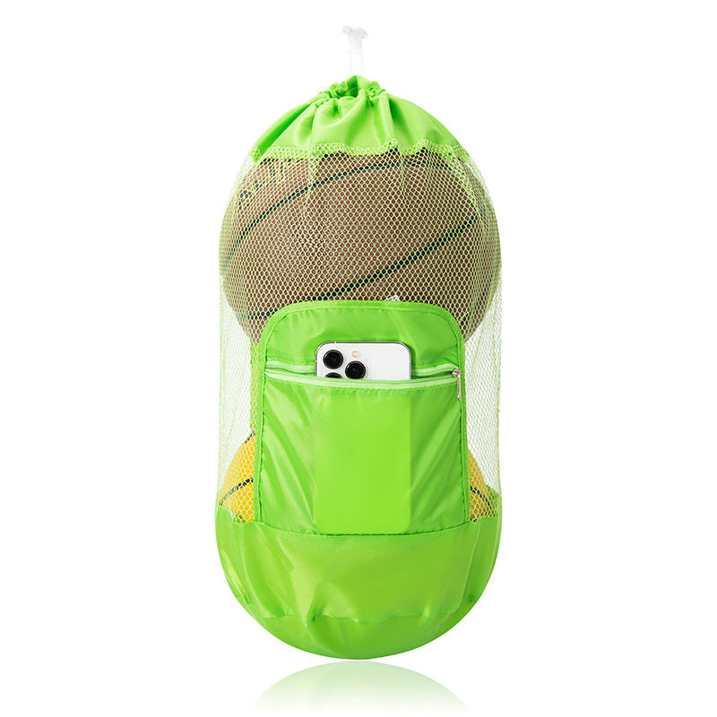 Mesh Beach Toy Storage Bag with Dual Shoulder Straps