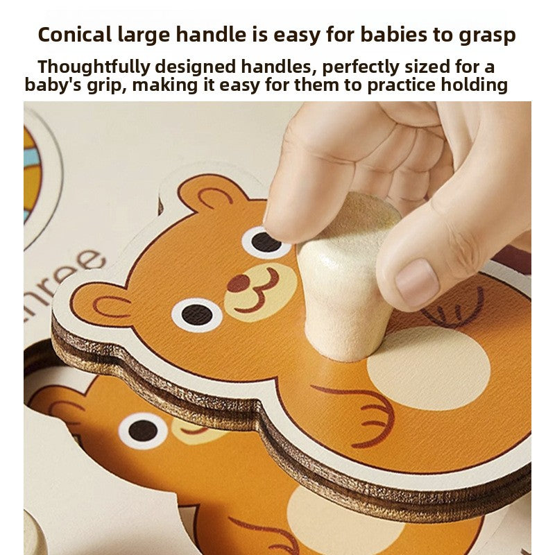 Montessori Wooden Educational Puzzle Board