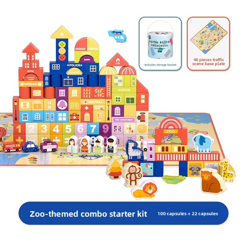 Large-sized building blocks toys