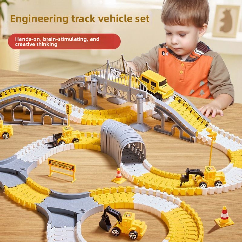 Kids DIY Electric Rail Car