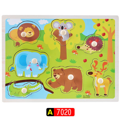 Montessori Wooden Alphabet Puzzle Board