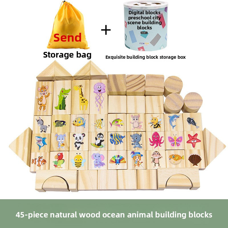 Large-sized building blocks toys