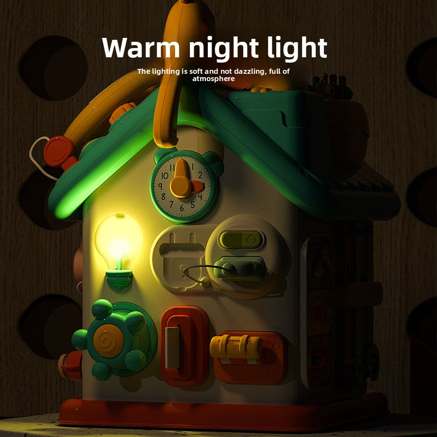 Montessori Six-Sided Busy House Early Education Infant Toy