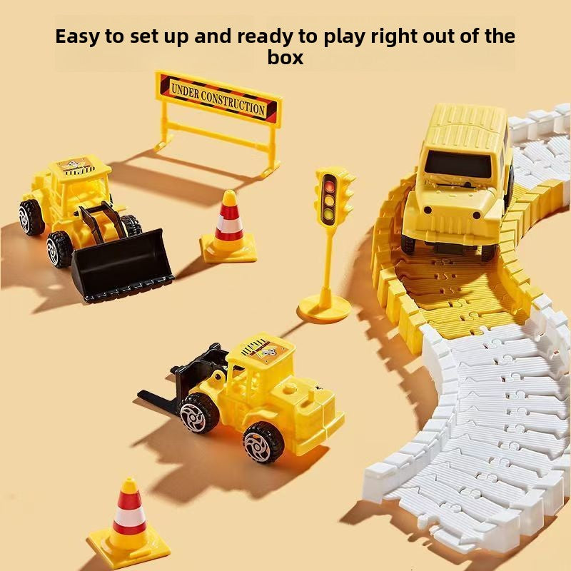 Kids DIY Electric Rail Car