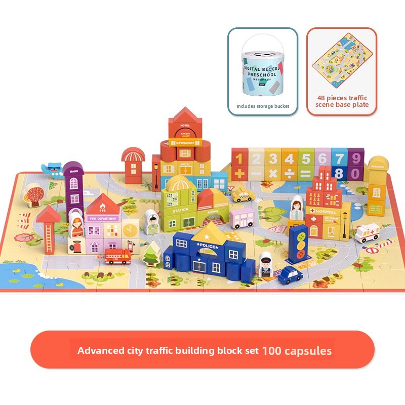 Large-sized building blocks toys