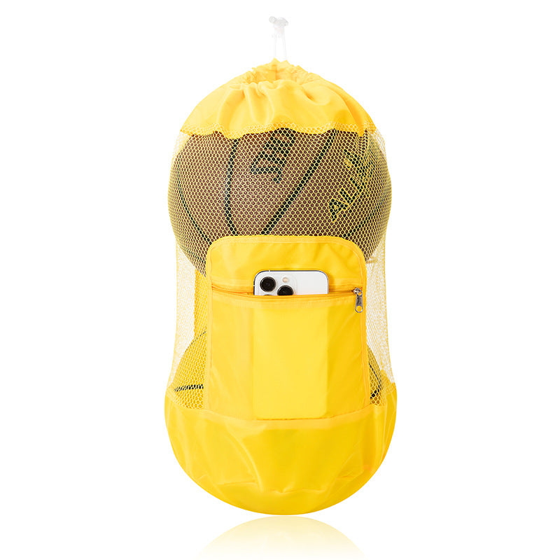 Mesh Beach Toy Storage Bag with Dual Shoulder Straps