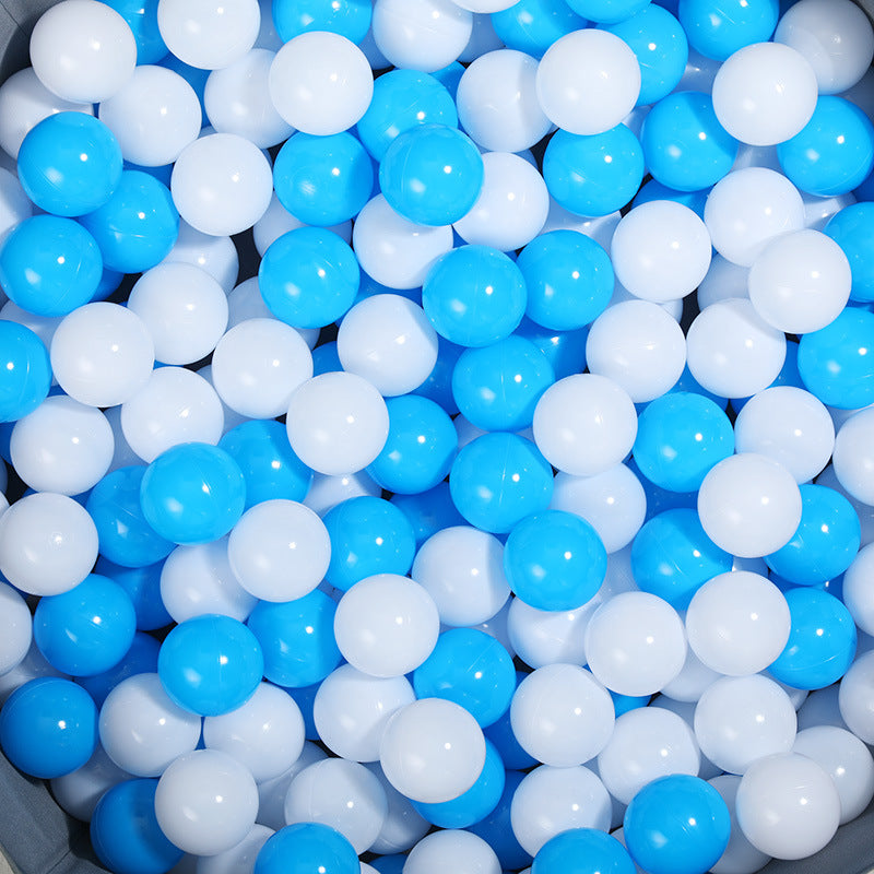 Factory direct wholesale PE ocean ball thickened 8CM7CM wave ball children's playground baby color ball pool fence