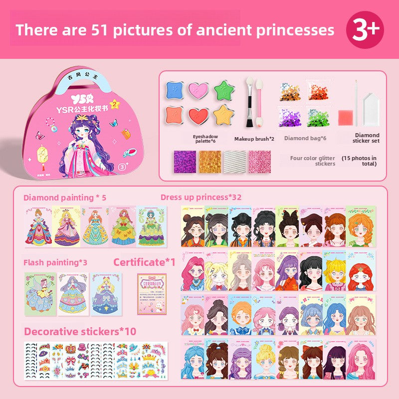 Princess DIY Makeup Sticker Toy Set