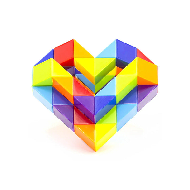 Rainbow Magic Ruler Fidget Puzzle - 24 to 72 Sections