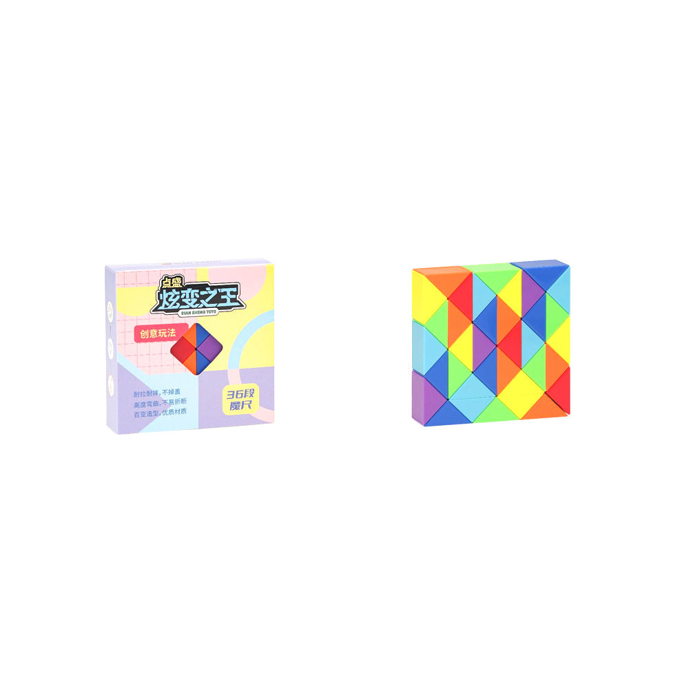 Rainbow Magic Ruler Fidget Puzzle - 24 to 72 Sections