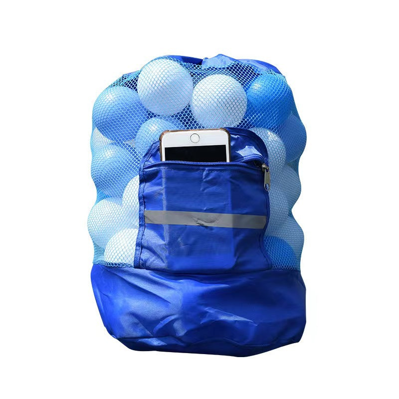 Mesh Beach Toy Storage Bag with Dual Shoulder Straps