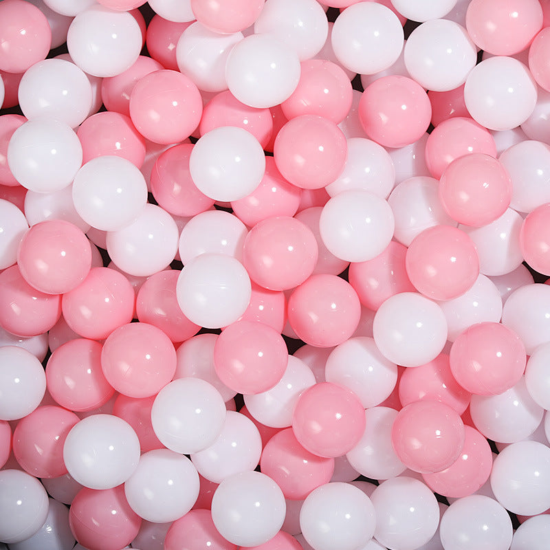 Factory direct wholesale PE ocean ball thickened 8CM7CM wave ball children's playground baby color ball pool fence