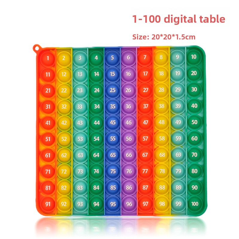 Silicone Press-and-Play Educational Toy for Early Learning