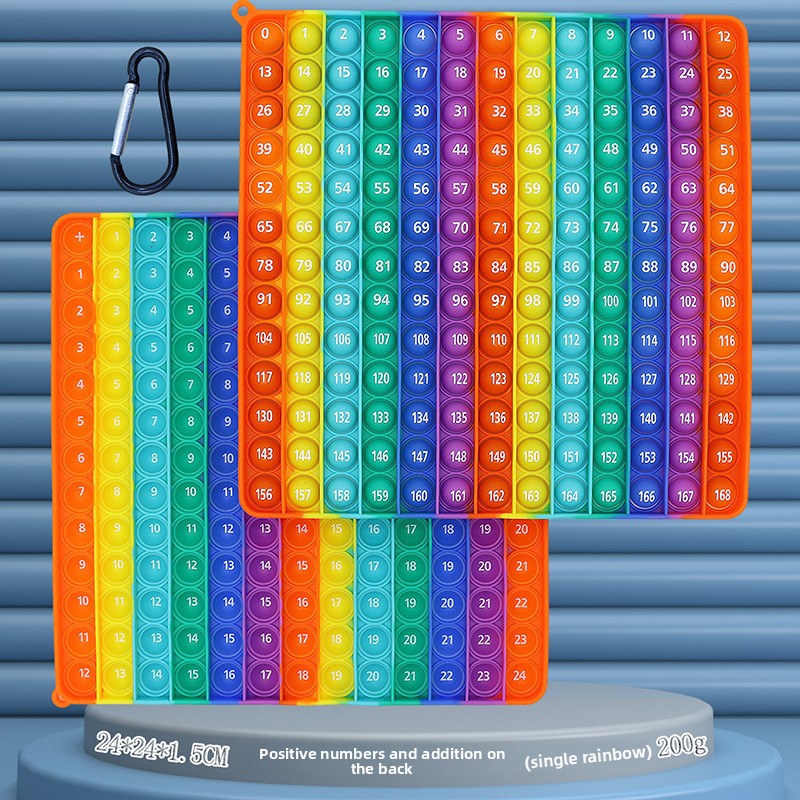 Silicone Press-and-Play Educational Toy for Early Learning