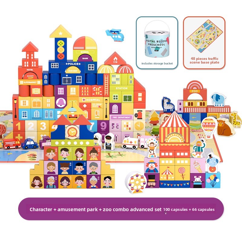 Large-sized building blocks toys