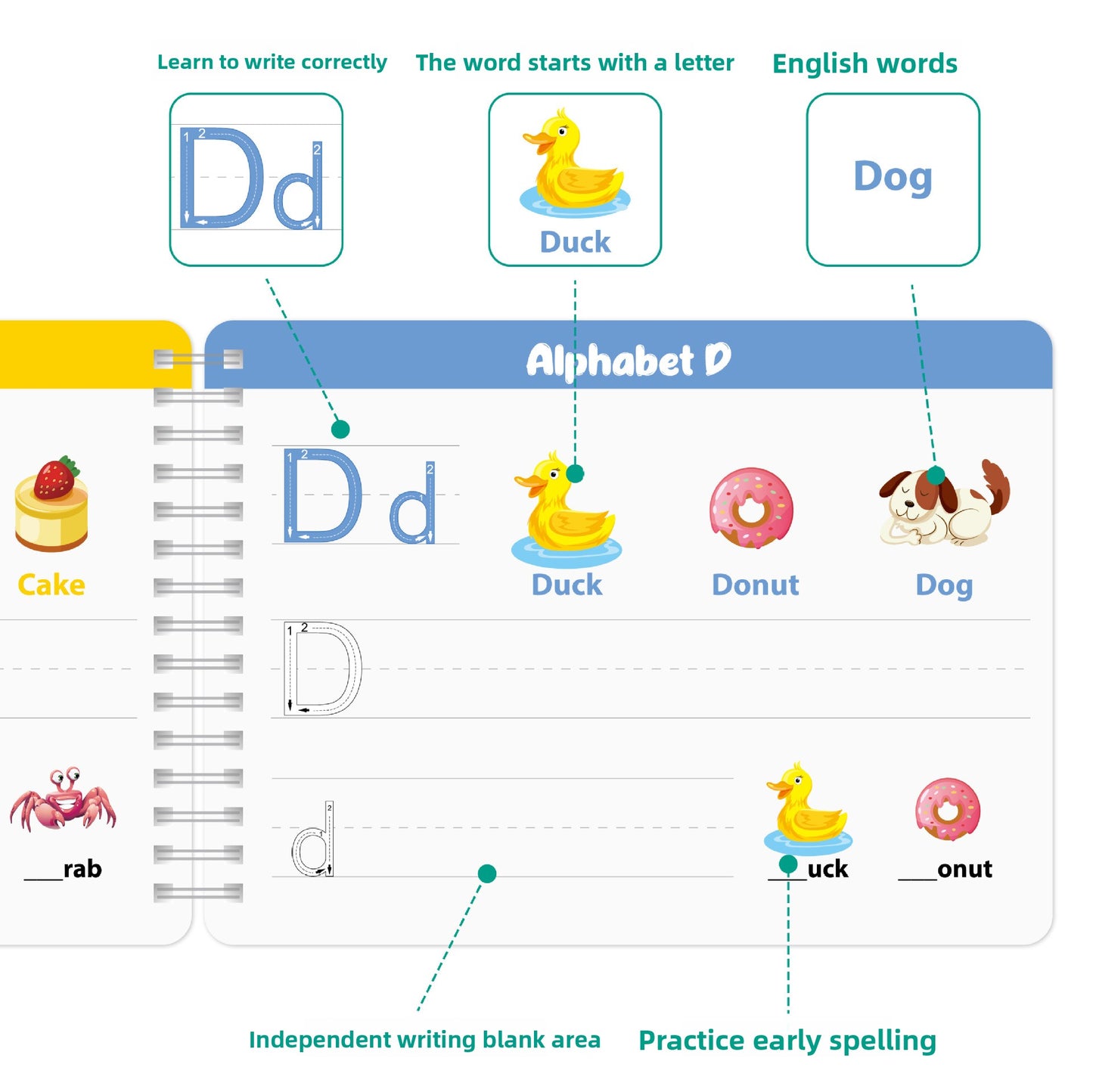 Reusable Preschool Handwriting Workbook