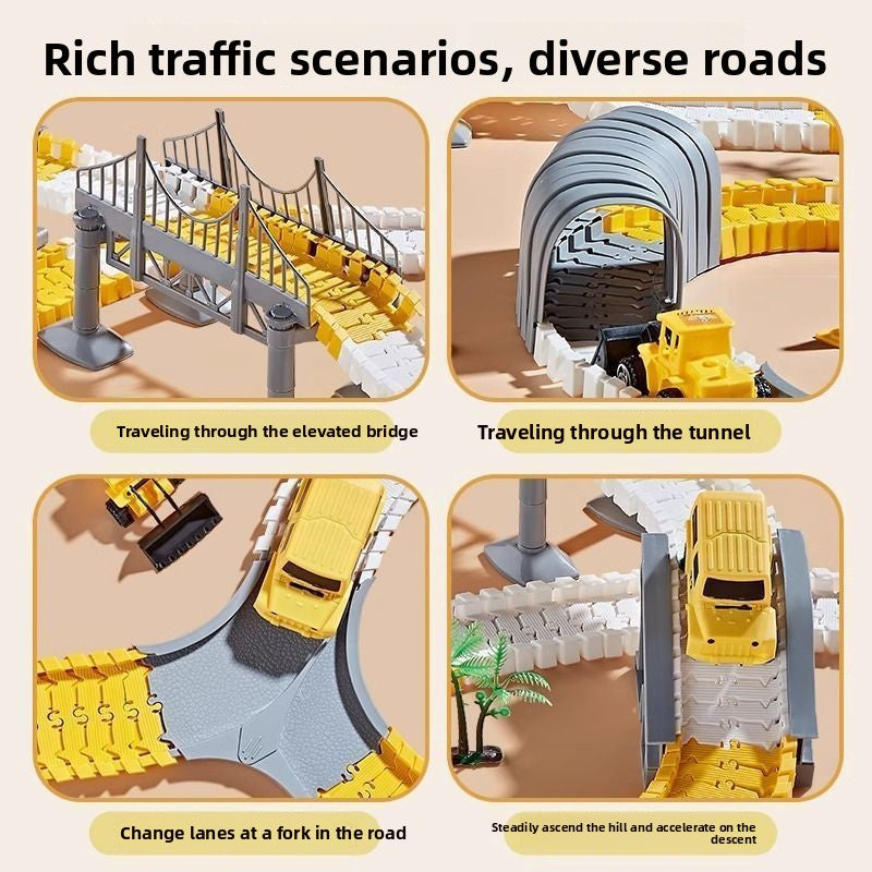 Kids DIY Electric Rail Car