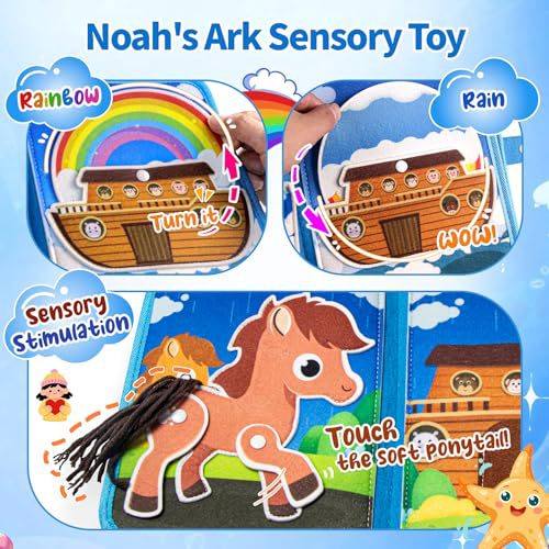 Children's felt quiet reading book