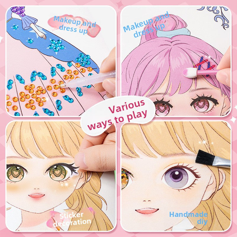 Princess DIY Makeup Sticker Toy Set