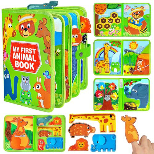 Children's felt quiet reading book