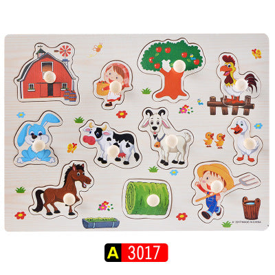 Montessori Wooden Alphabet Puzzle Board