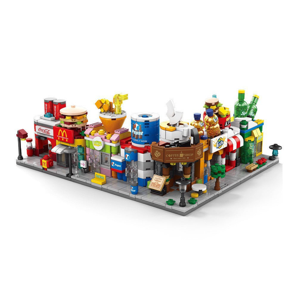 Children's City Building Blocks Street View Series