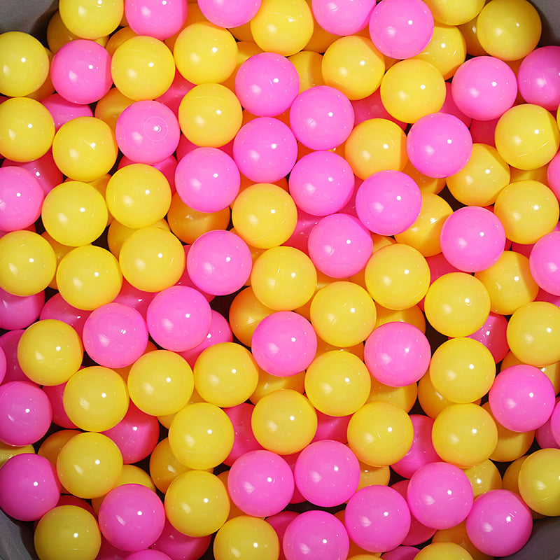 Factory direct wholesale PE ocean ball thickened 8CM7CM wave ball children's playground baby color ball pool fence