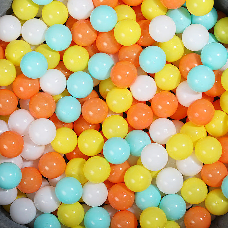 Factory direct wholesale PE ocean ball thickened 8CM7CM wave ball children's playground baby color ball pool fence