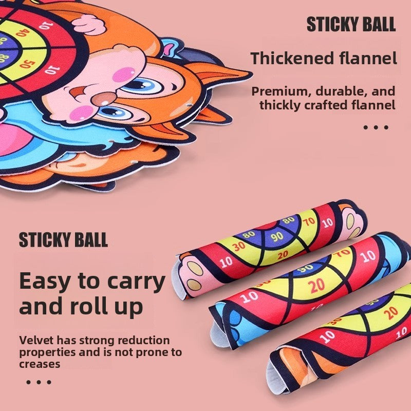 Children's sticky ball target