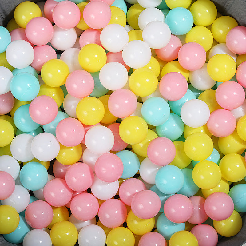 Factory direct wholesale PE ocean ball thickened 8CM7CM wave ball children's playground baby color ball pool fence