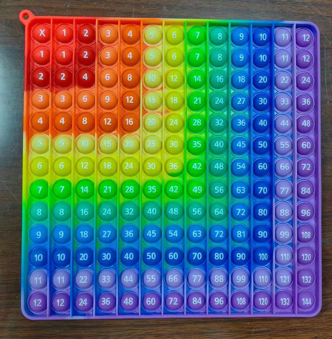Silicone Press-and-Play Educational Toy for Early Learning